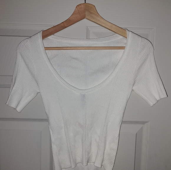 Divided H&M white blouse open back - Picture 2 of 3